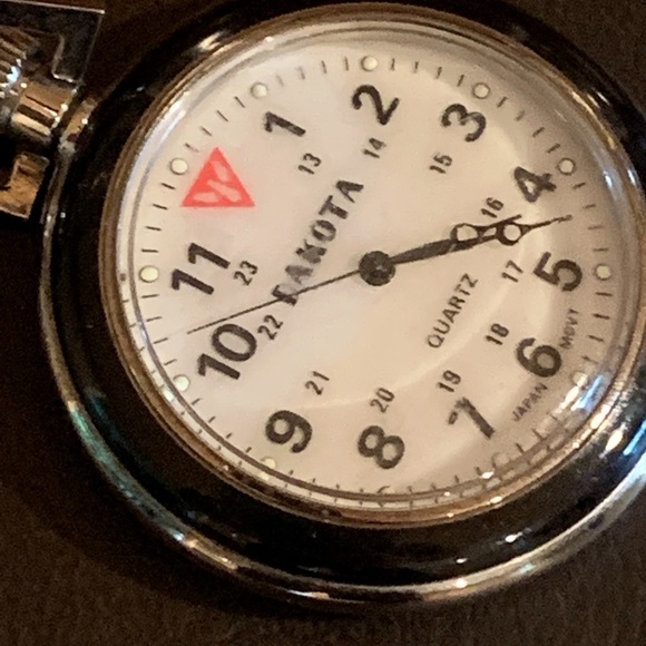 Dakota Light Up Pocket Watch with Clip - Picture 2 of 12